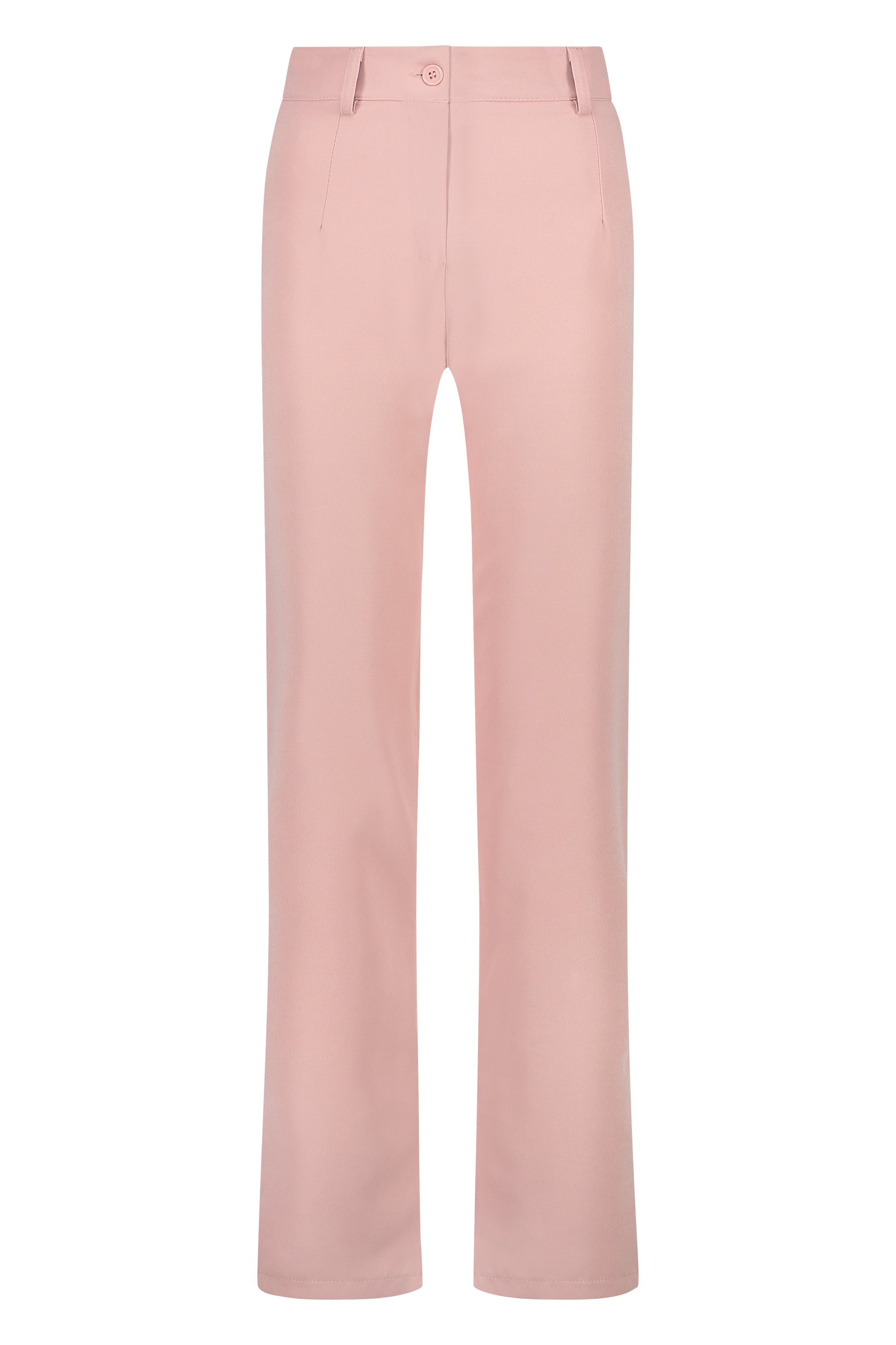 Pantalon straight fit pink