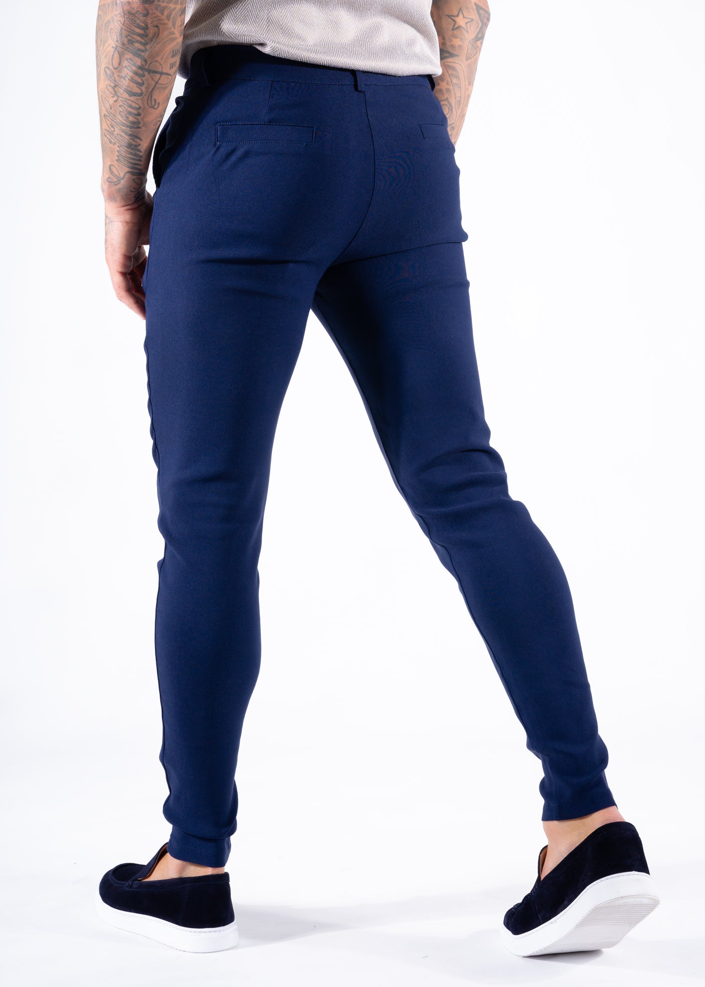 Super stretch pantalon dark blue