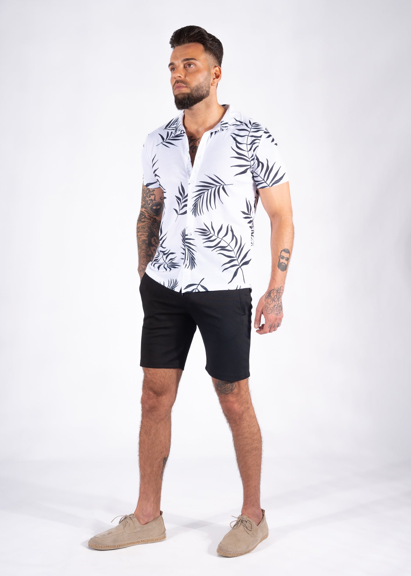 Summer set Hawai short & shirt black