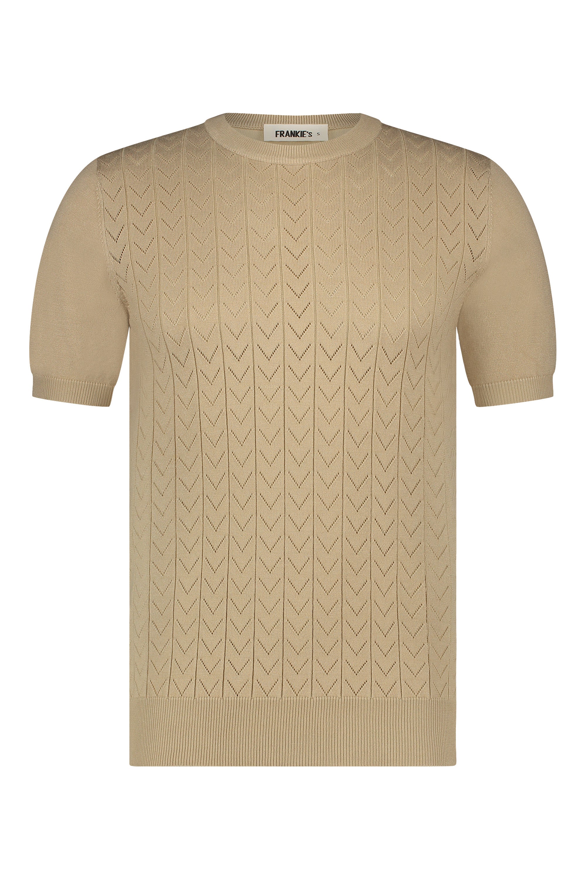 T-shirt knitwear Wellington beige