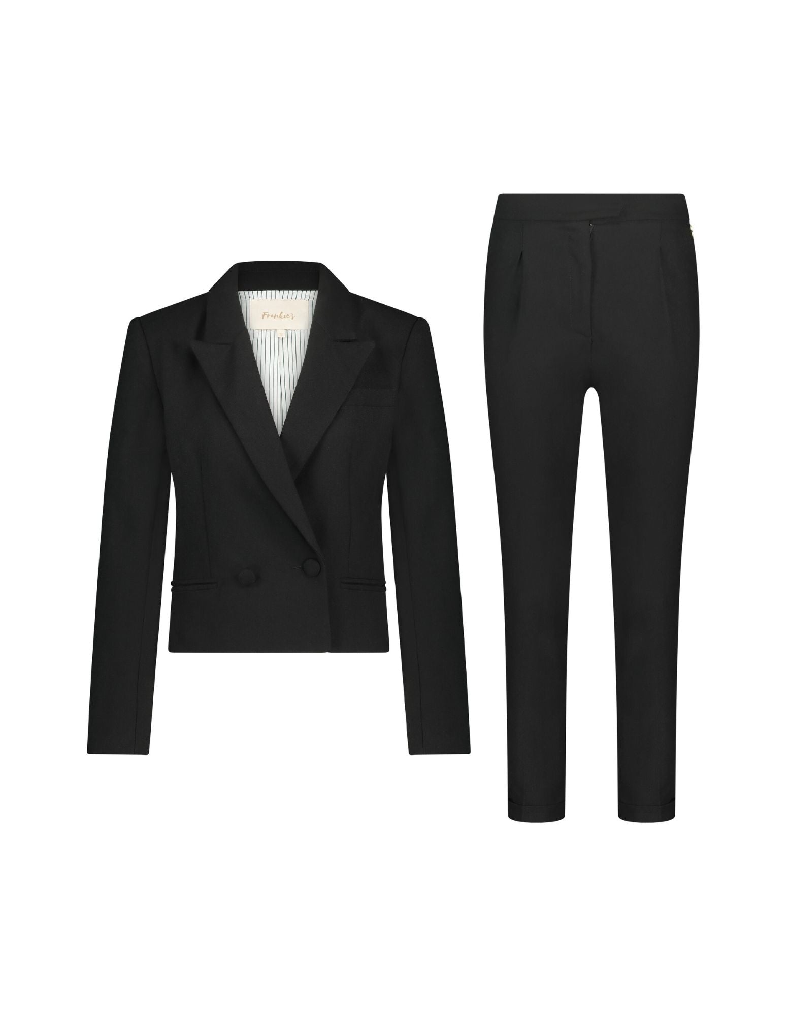 Two piece suit black