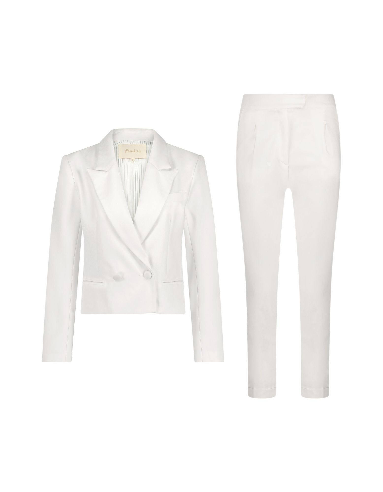 Two piece suit white