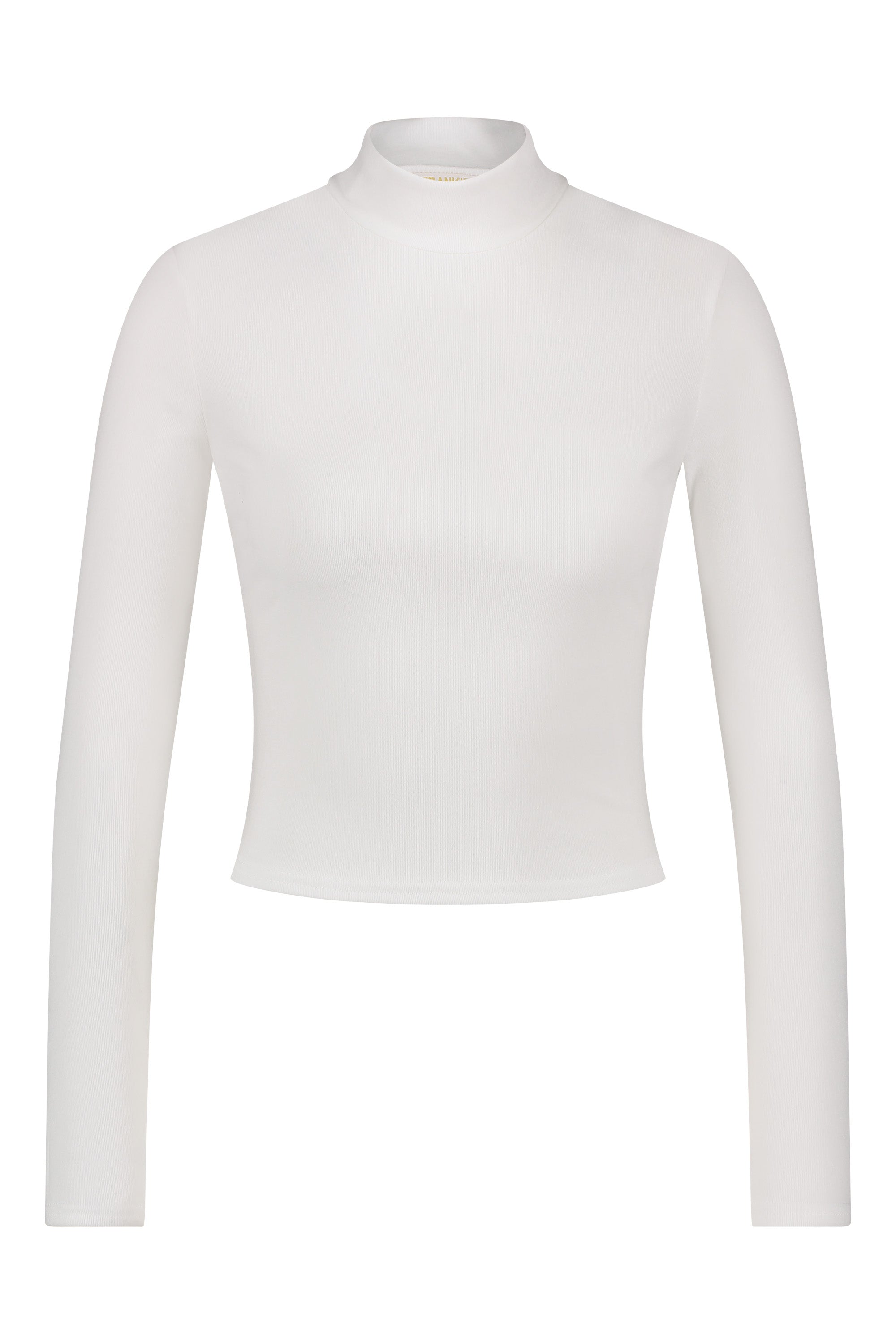 Basic top long sleeve soft white