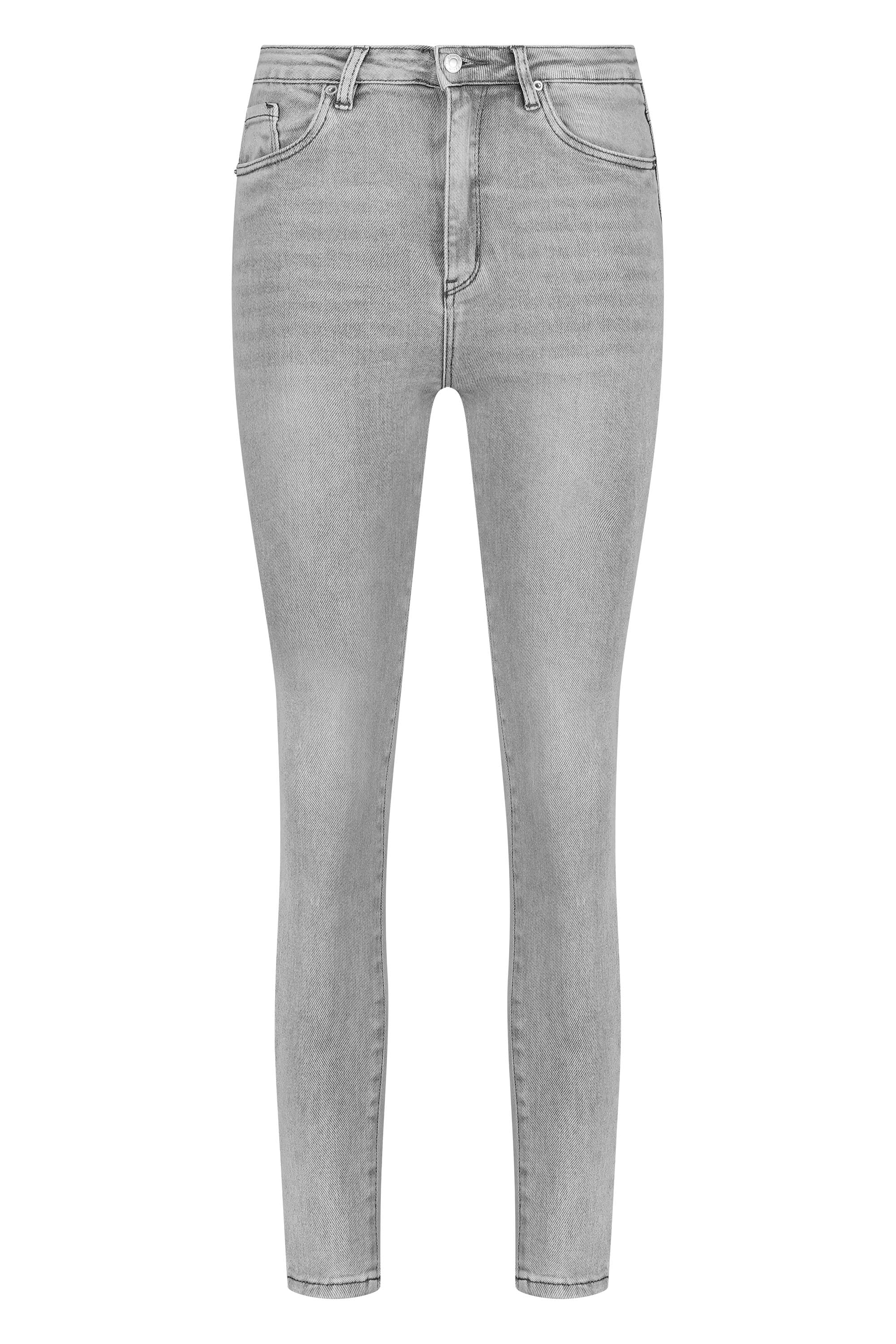 Skinny jeans stretch light grey