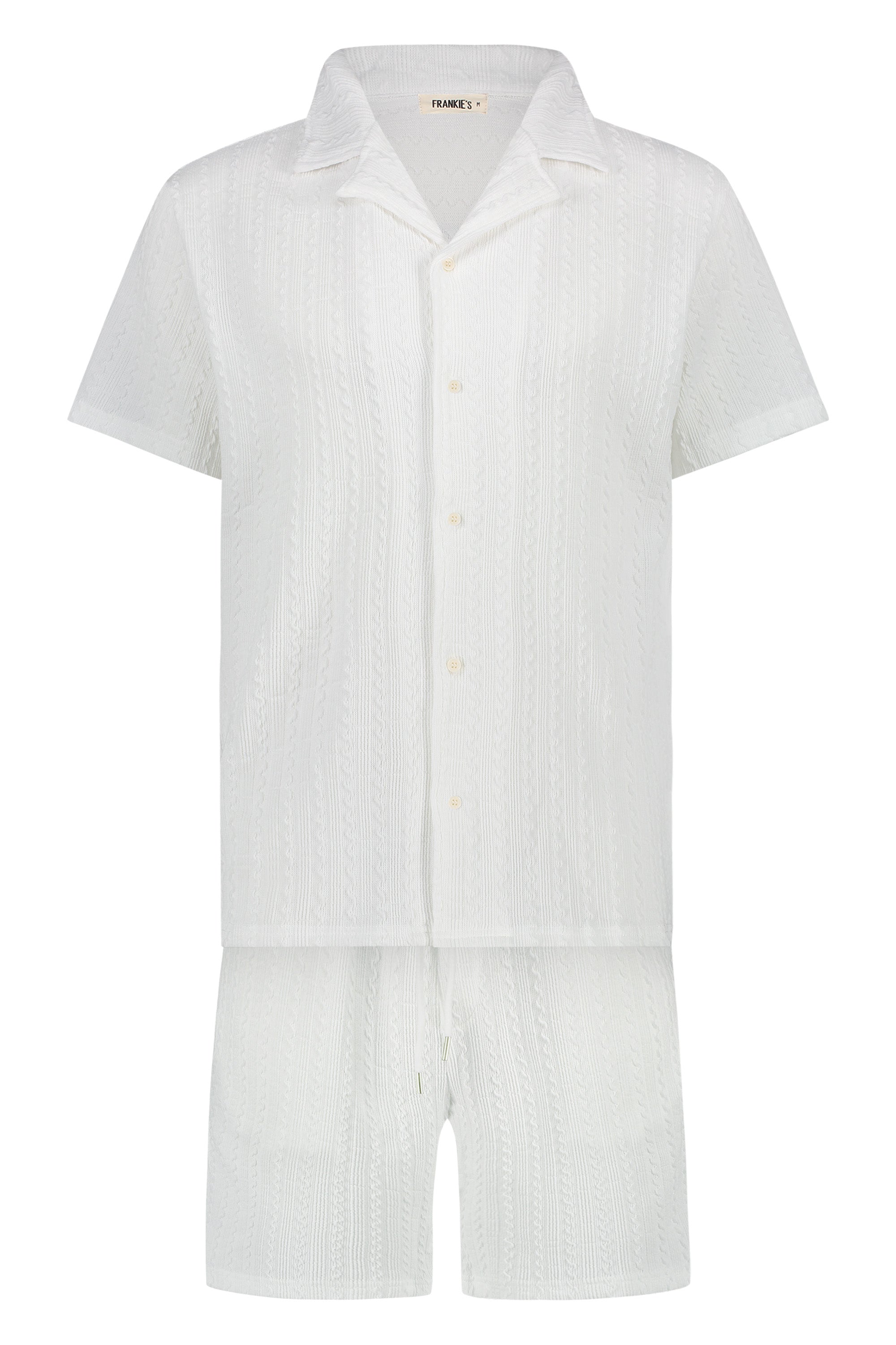 Summer set Ushuaia short & shirt white