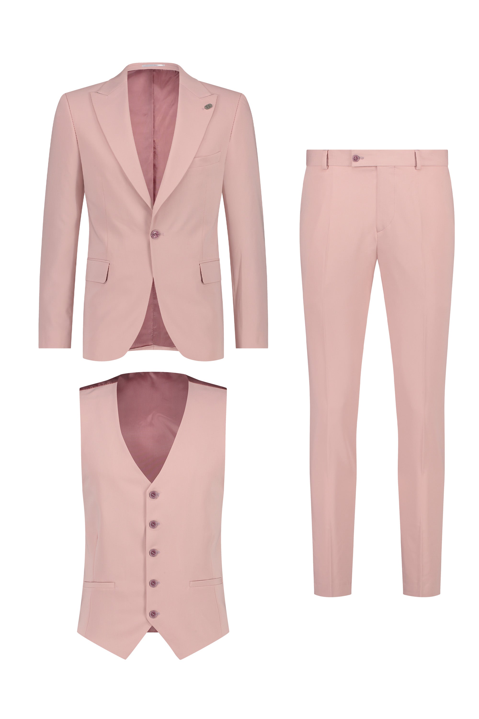 Suit three piece Cayenne old pink